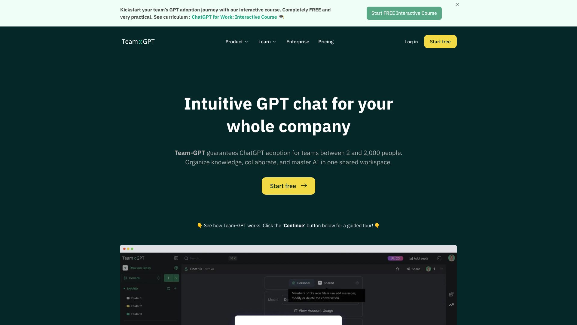 Team-GPT网页截图,Team-GPT网页快照