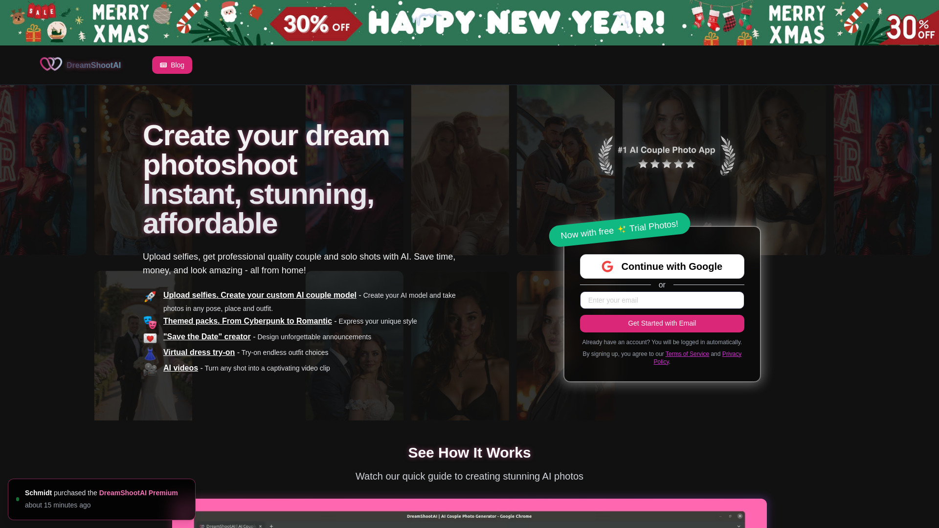DreamShootAI网页截图,DreamShootAI网页快照