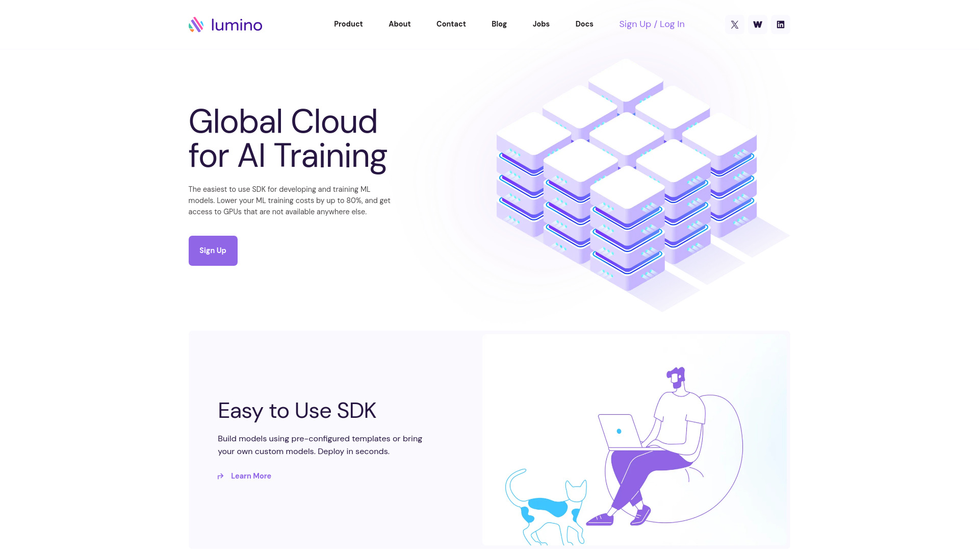 Lumino AI网页截图,Lumino AI网页快照