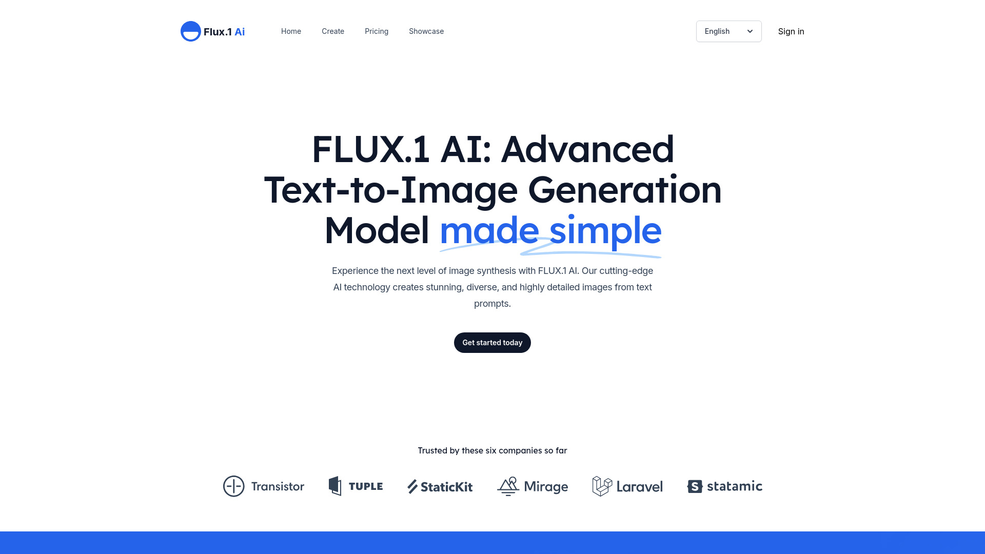 Flux1 AI网页截图,Flux1 AI网页快照