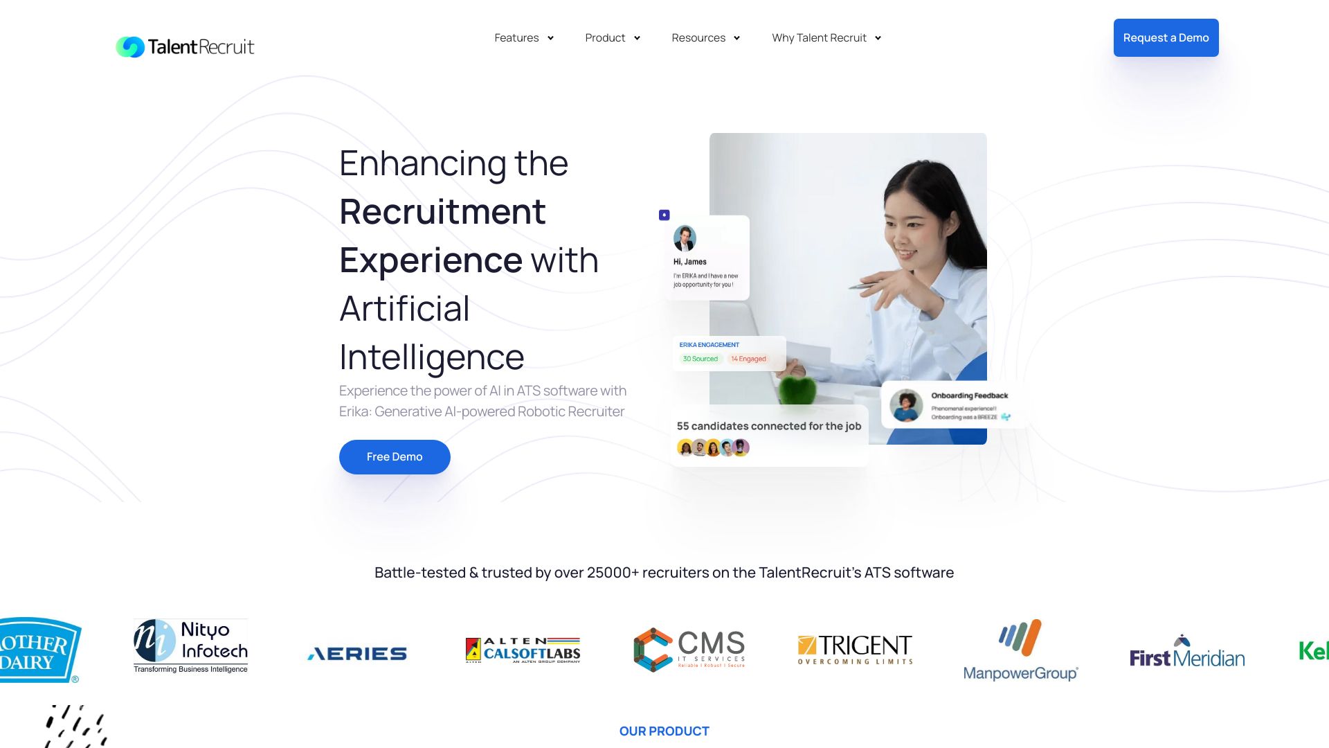TalentRecruit网页截图,TalentRecruit网页快照