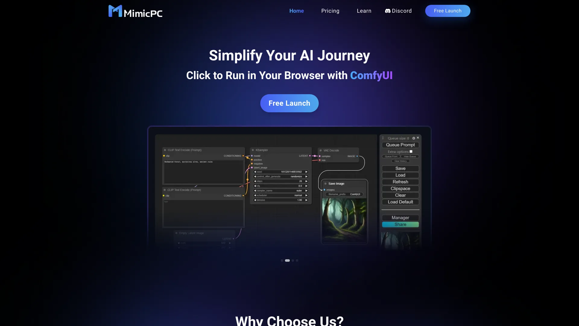 MimicPC网页截图,MimicPC网页快照