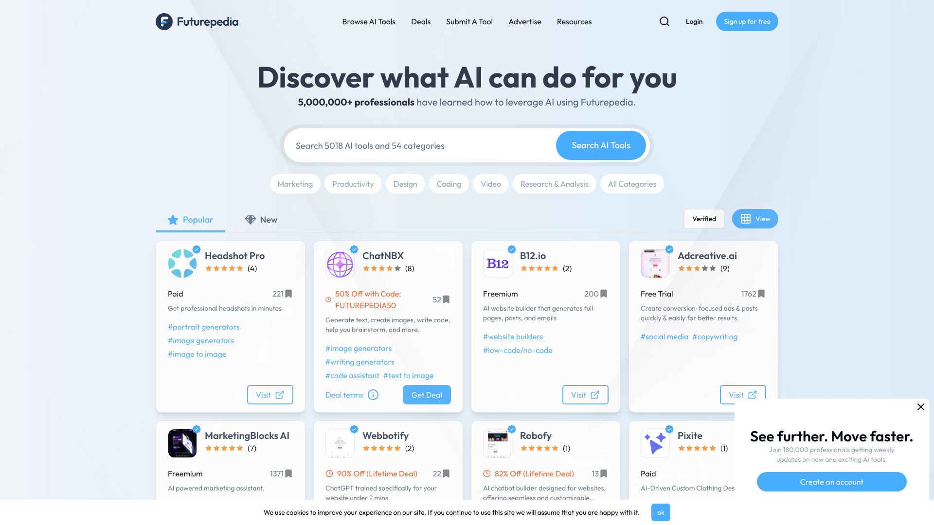 Futurepedia – Find The Best AI Tools & Software网页截图,Futurepedia – Find The Best AI Tools & Software网页快照