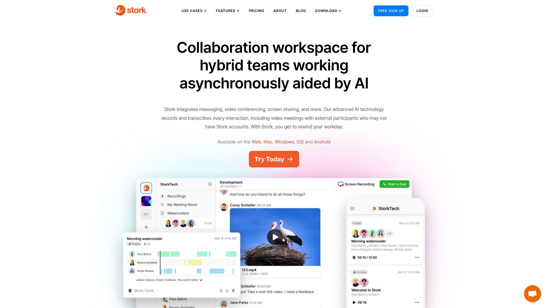 Stork网页截图,Stork网页快照