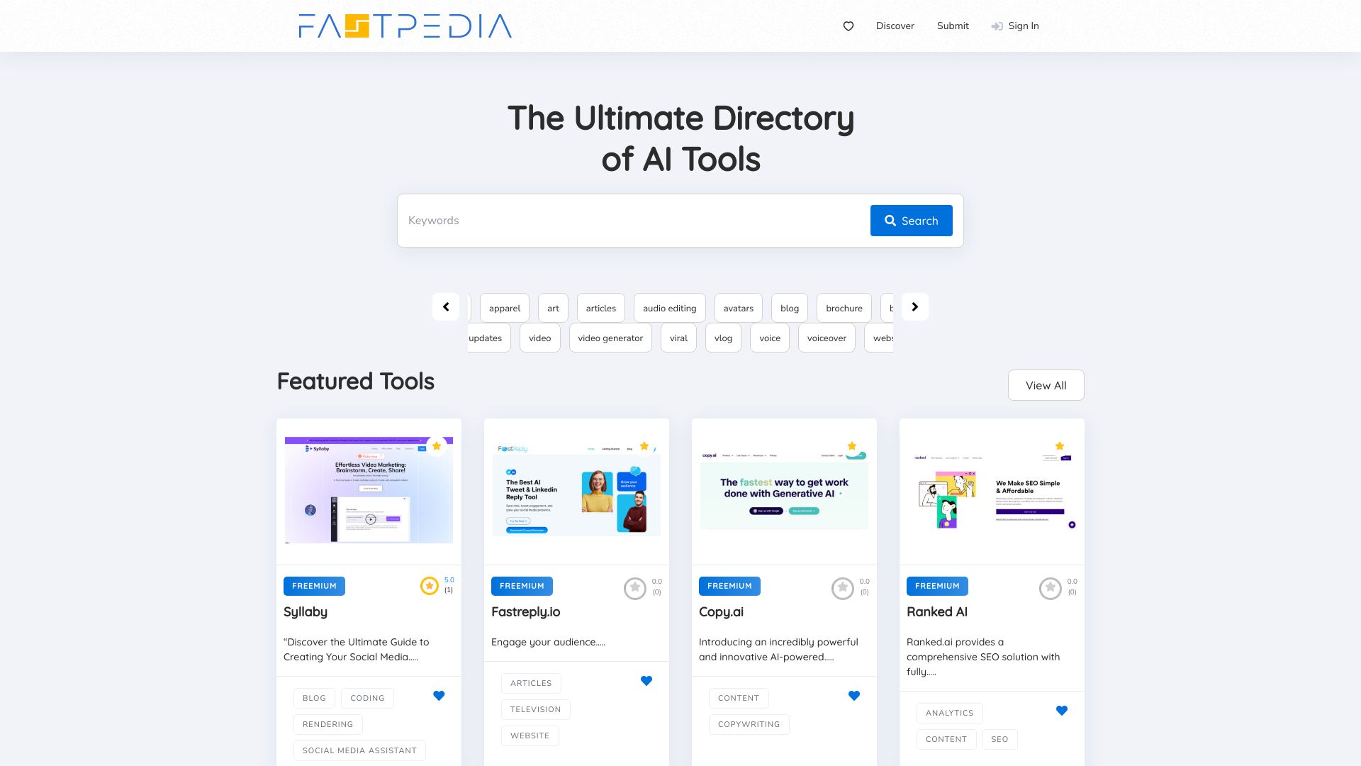 Fastpedia网页截图,Fastpedia网页快照