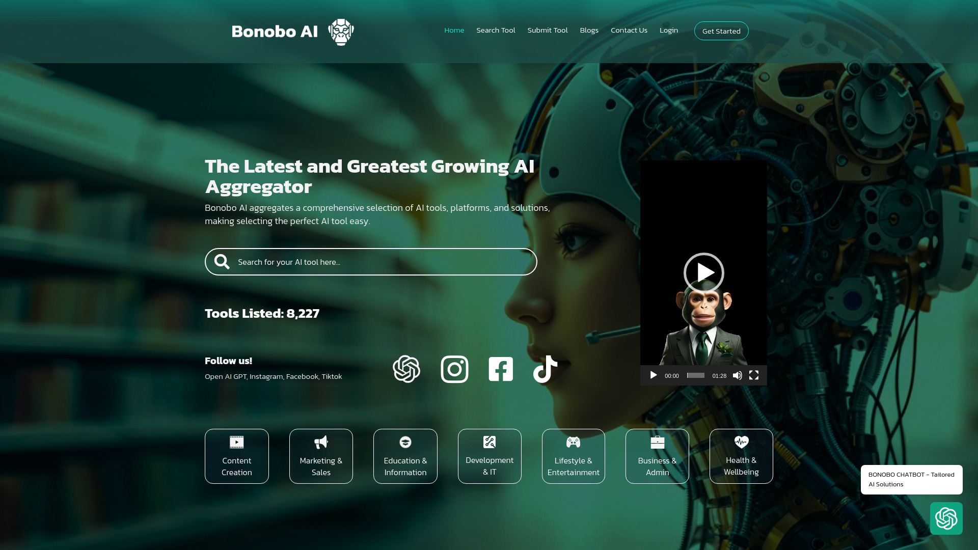 Bonobo AI网页截图,Bonobo AI网页快照