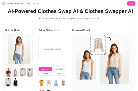 Clothes Swap网页截图,Clothes Swap网页快照