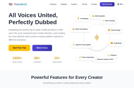 TransDuck国际版网页截图,TransDuck国际版网页快照