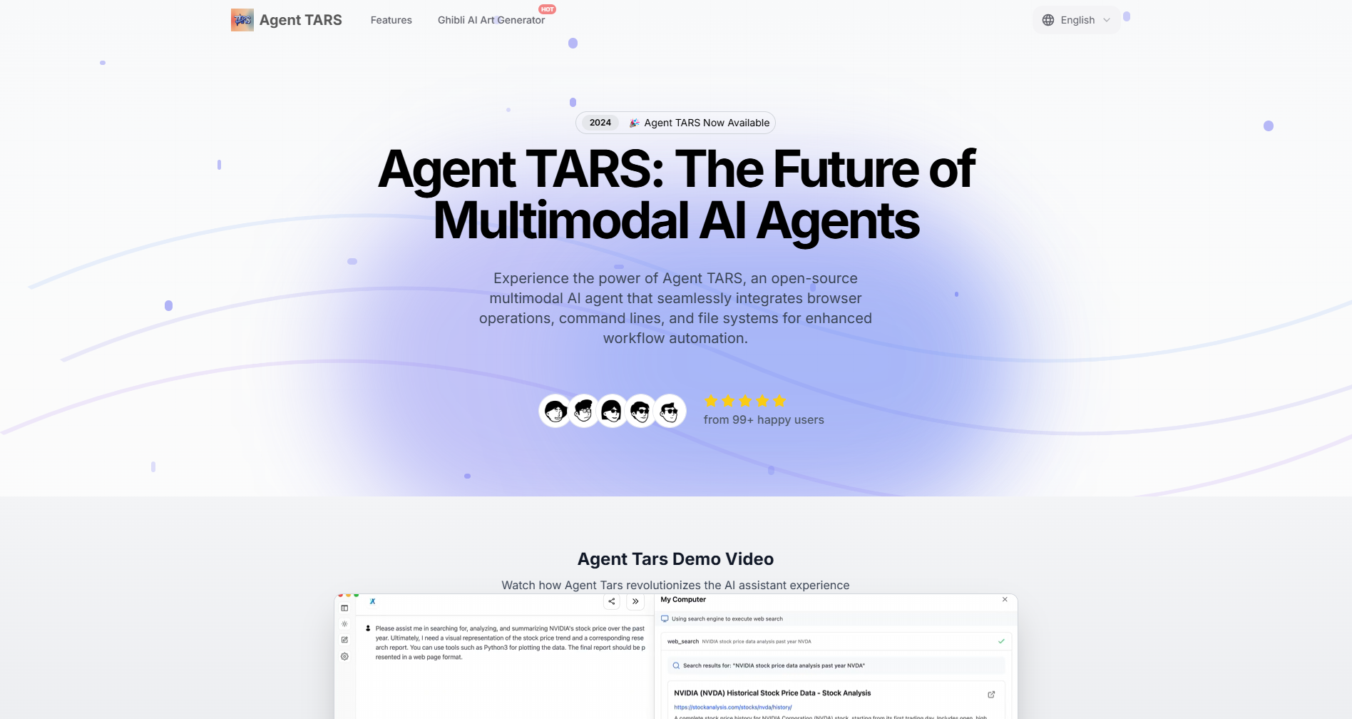 TARS网页截图,TARS网页快照