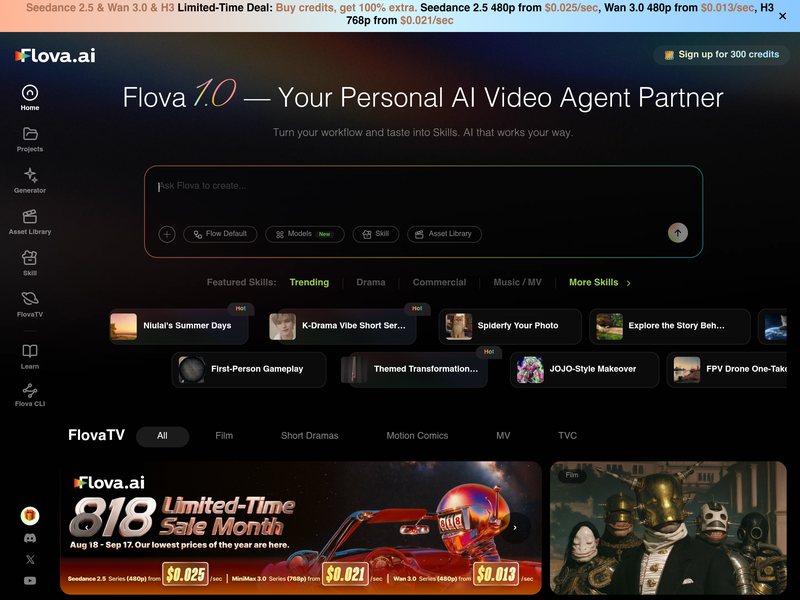 Flova网页截图,Flova网页快照