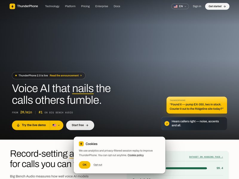 ThunderPhone网页截图,ThunderPhone网页快照