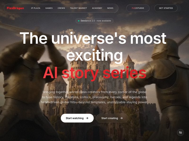 FizzStudio网页截图,FizzStudio网页快照
