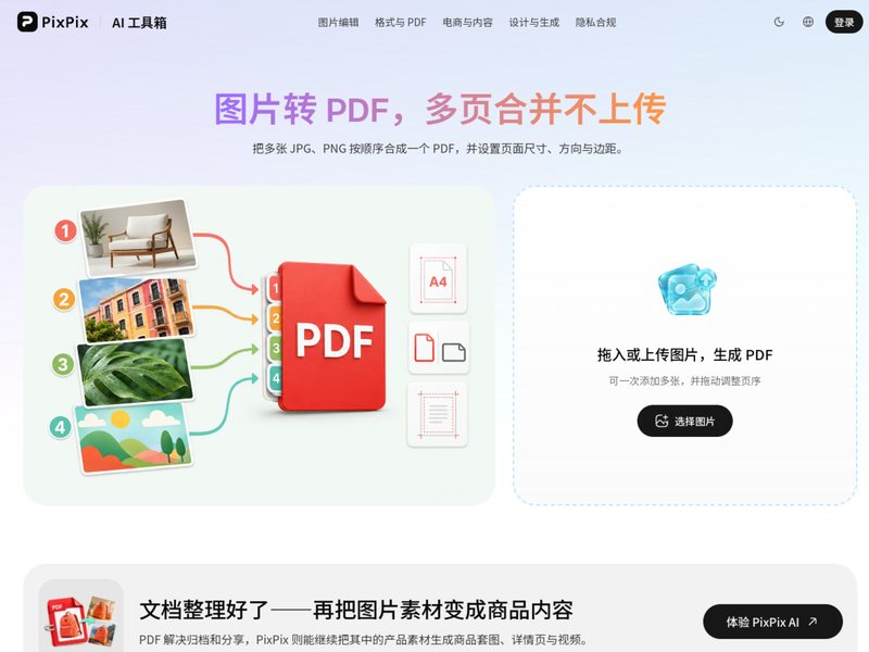 图片转PDF(PixPix)网页截图,图片转PDF(PixPix)网页快照