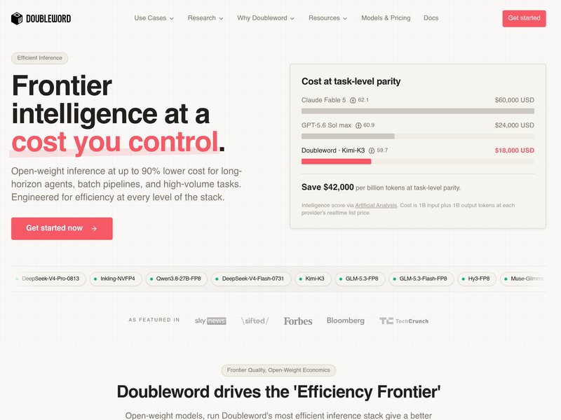 Doubleword网页截图,Doubleword网页快照